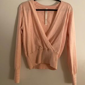 Lululemon crossover ribbed waist sweater